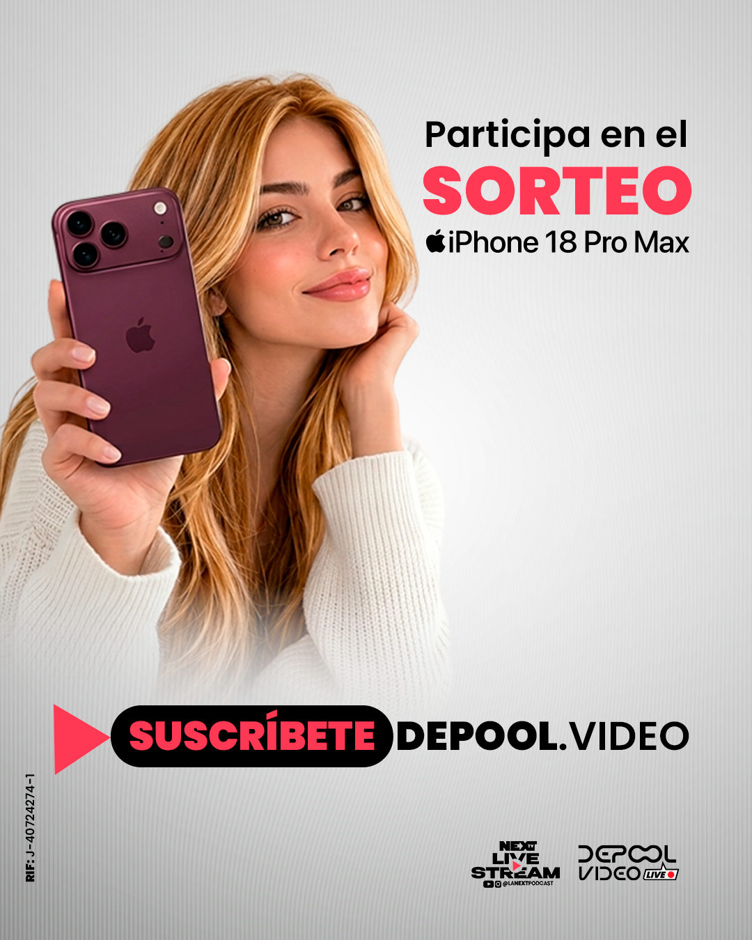 Gran Sorteo iPhone 18 Pro Max